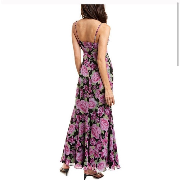 Fame And Partners Sienne Cutout Waist Floral Dress - Picture 2 of 7